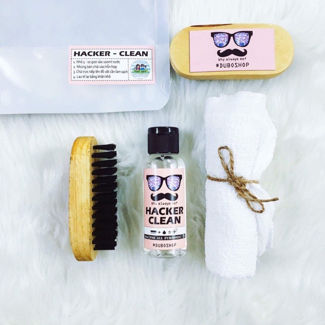 [HOT HOT] Bộ làm sạch giầy Hacker Clean