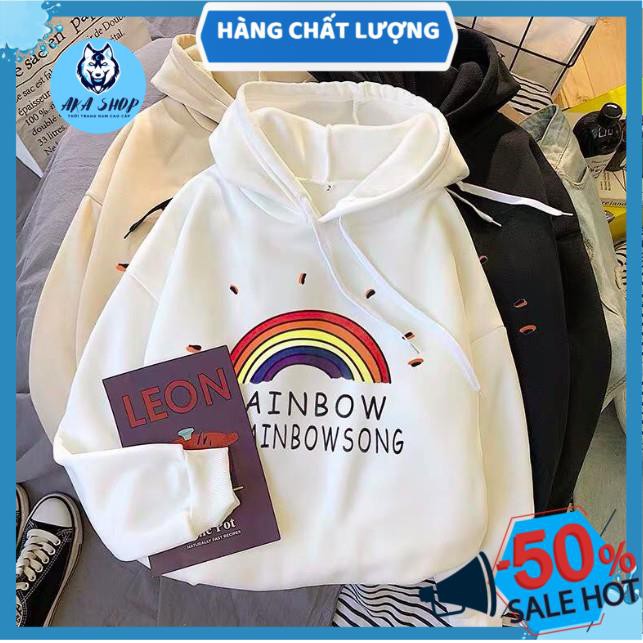 Áo khoác hoodie nam nữ unisex cầu vòng [HÀNG CAO CẤP] | BigBuy360 - bigbuy360.vn