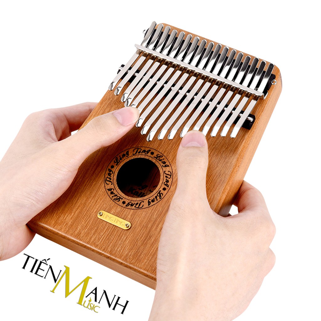 Đàn Kalimba LingTing 17 Phím K17G (Gỗ Đàn Hương LT-K17G) - Full Phụ Kiện