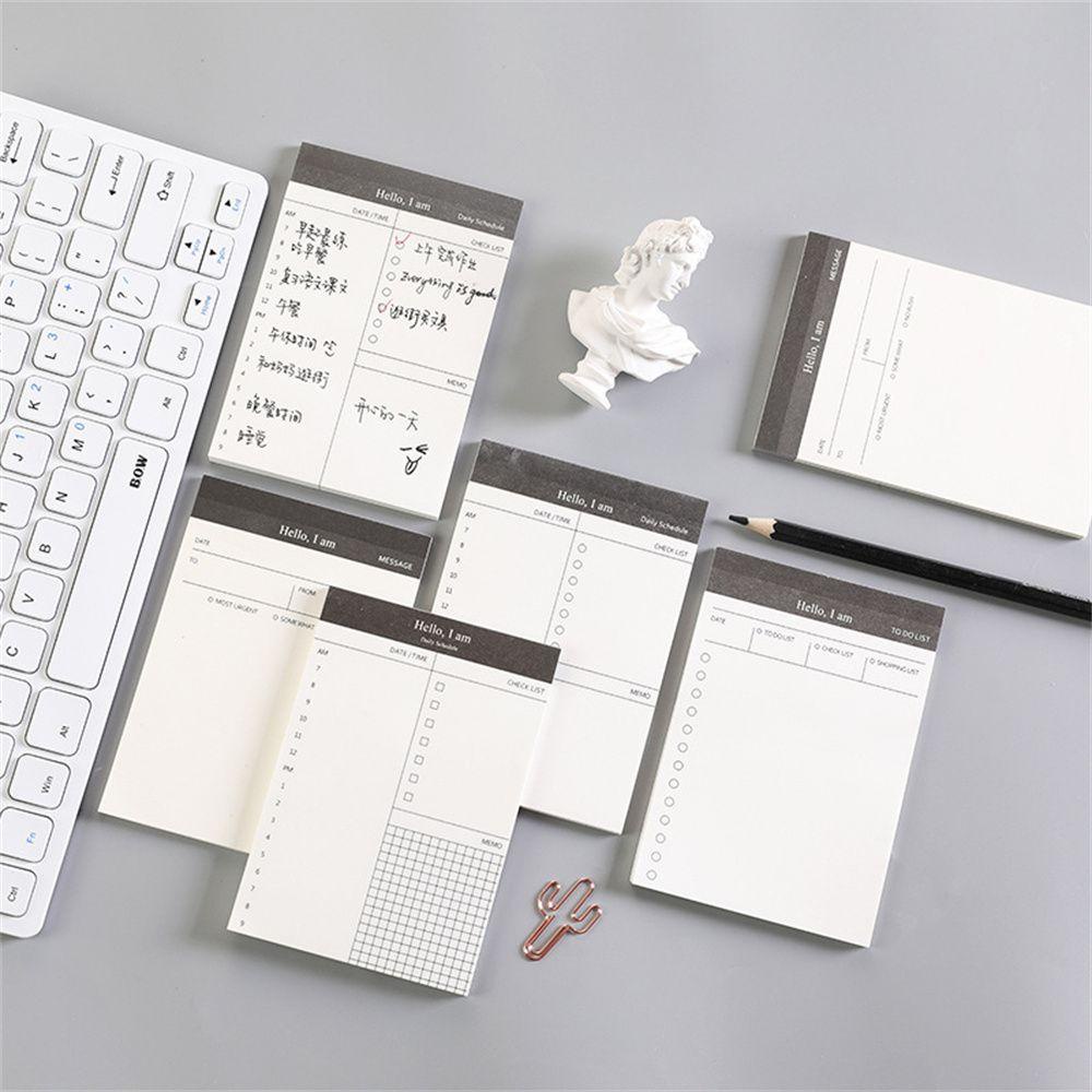 Tập ghi chú lên kế hoạch hàng ngày/hàng tuần đơn giản tiện lợi