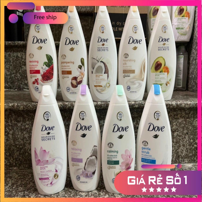 Sữa Tắm Dove Chai 500ml