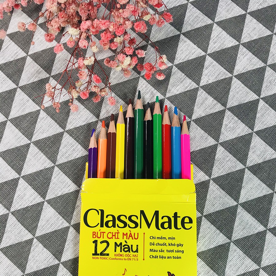 Bút Chì Màu 12 Màu Class Mate CL101