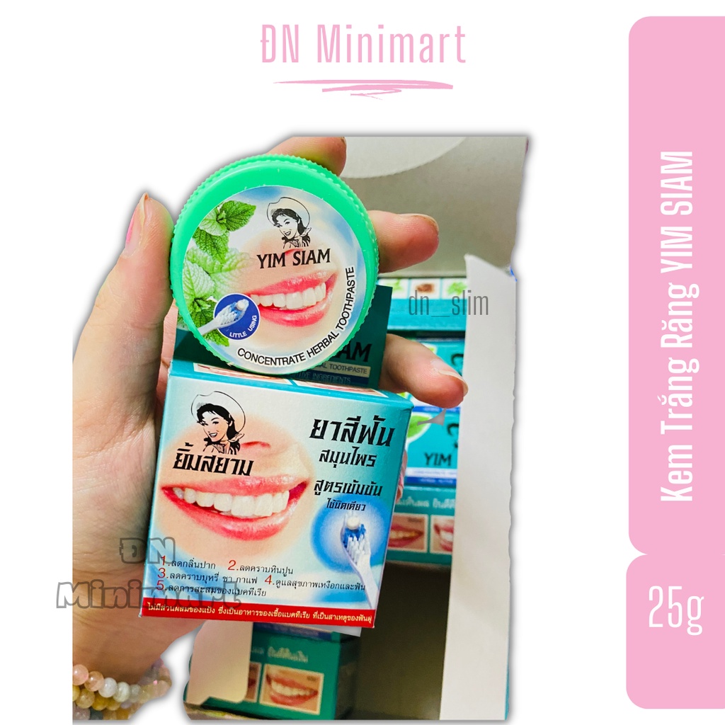 Kem Trắng Răng Yim Siam Thái Lan 25g