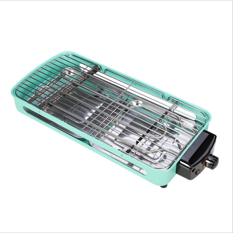 Bếp Nướng Điện BBQ Không Khói Hàn Quốc MR-001 1600w Kèm Vỉ Nướng Và Khay Nướng