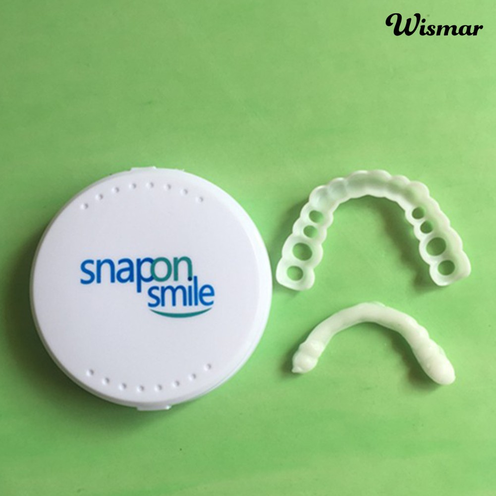 Bộ 2 hàm răng giả trên và dưới tiện lợi