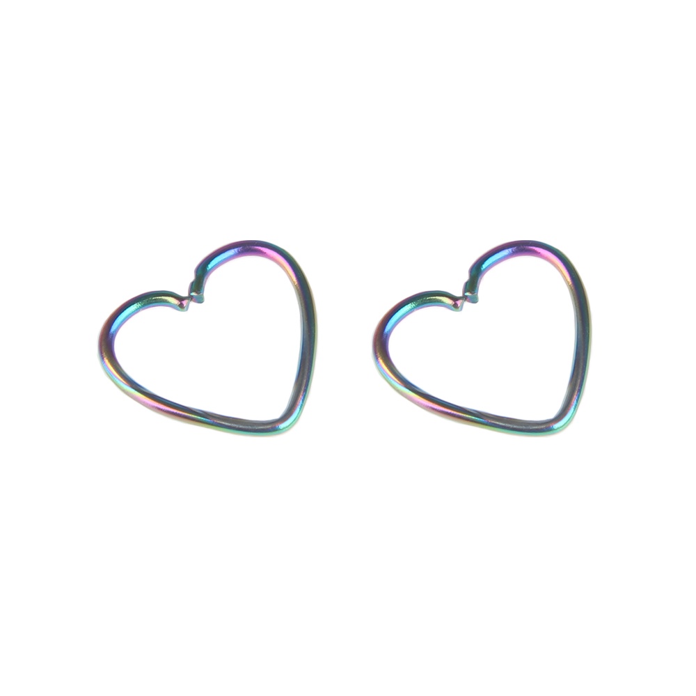 Khuyên Mũi / Tai / Môi Bằng Thép Không Gỉ Hình Ngôi Sao / Trái Tim