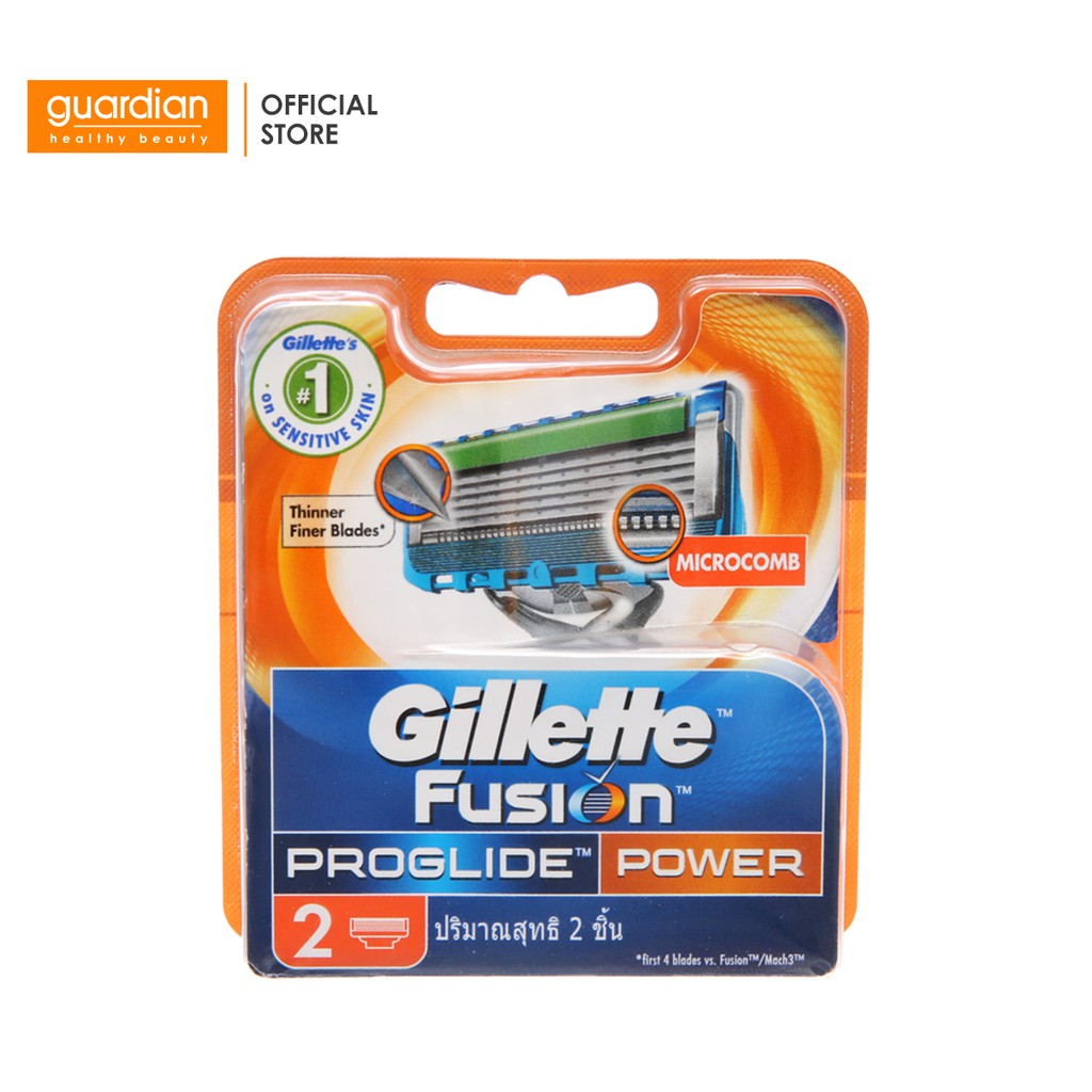 Lưỡi dao cạo Gillette Fusion Power (2 cái/vỉ)