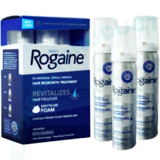 Kem hỗ trợ mọc tóc Rogaine Minoxidil 5% Foam cho Nam; 60ml