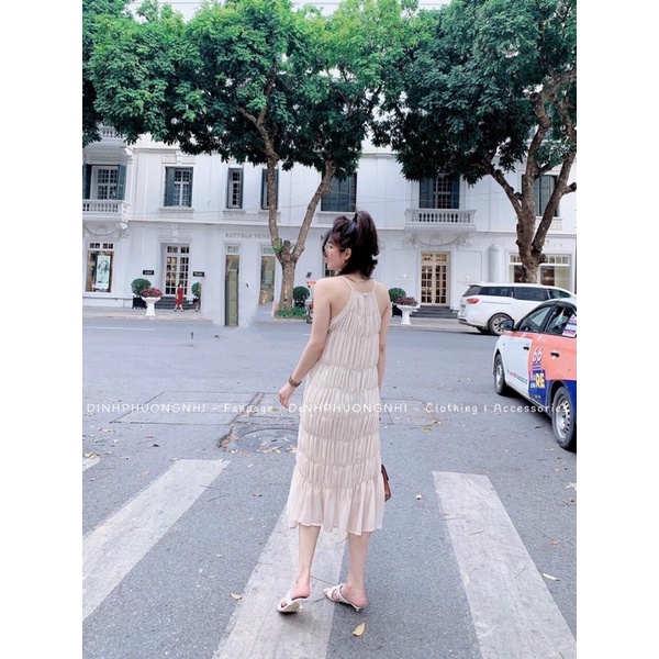 Váy tơ voan 2 lớp