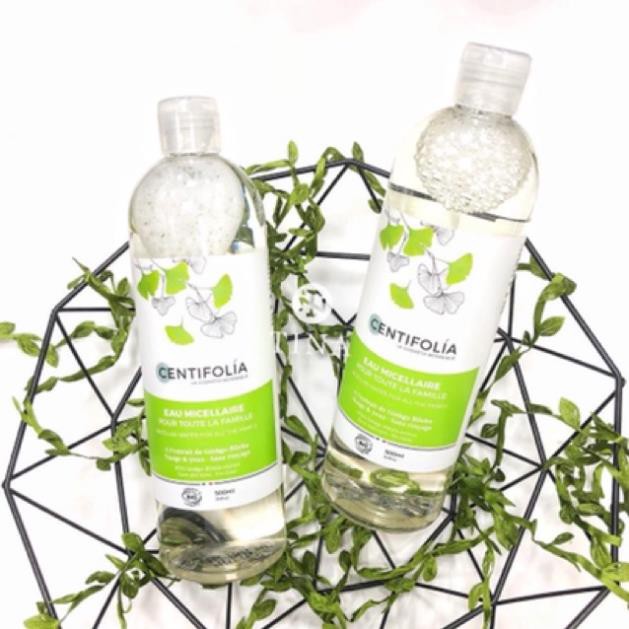Hàng Pháp- Nước Tẩy Trang Rau Má Centifolia Eau Micellaire 500ml