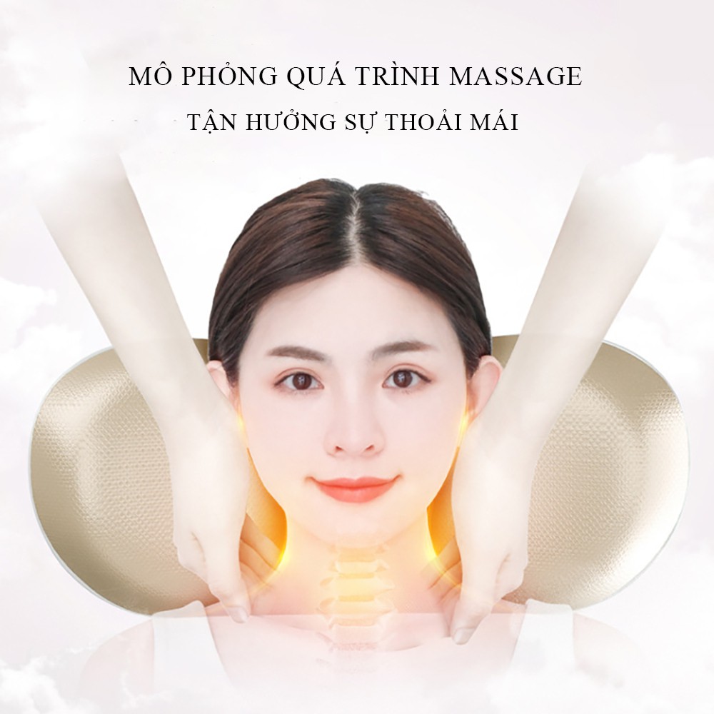 Máy massage cột sống có điều khiển 3 cấp độ rung phục hồi cơ bắp và phòng chống bệnh lý vùng thắt lưng