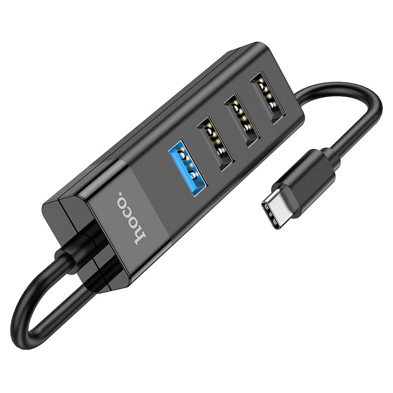 HUB Chia USB 4 Cổng Hoco HB25 4 in 1 Chính Hãng