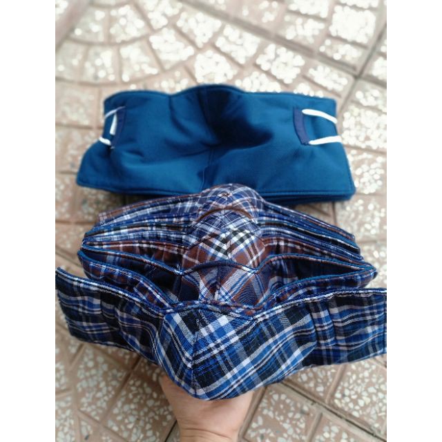 Khẩu trang sọc vải cotton đẹp che kín tai 3 lớp lót lưới | BigBuy360 - bigbuy360.vn