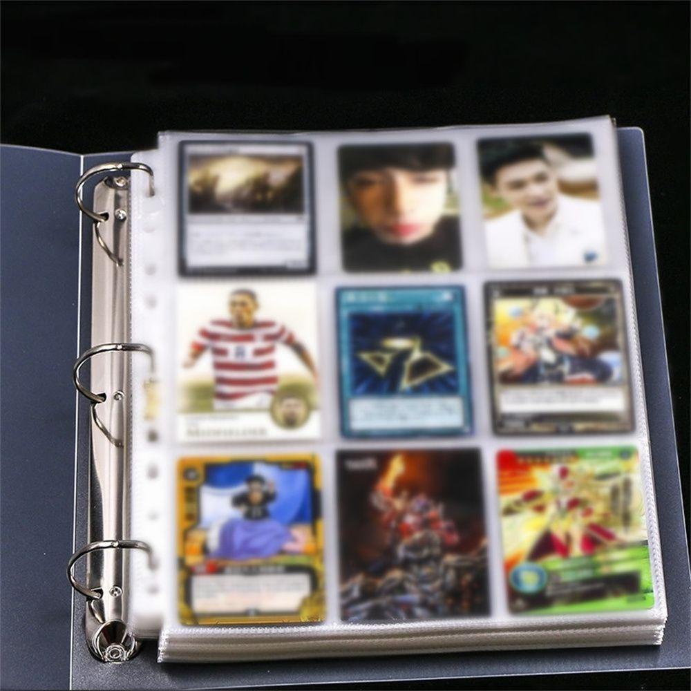 LANFY Star Card Cards Photo Albums Board Game Cards Holder Collect Album Book Card Sleeves Gaming Card Card Storage Wallets Binders Albums Big Capacity 20/40/60 Page Cards Collection Book
