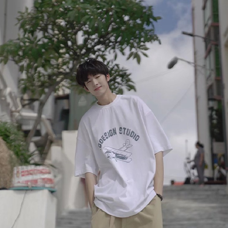 Áo Thun Dáng Rộng In Chữ Phong Cách Hip Hop Đường Phố Thời Trang Mùa Hè Cho Nam Cỡ M-5XL