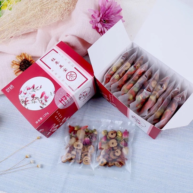 Trà táo tàu ngũ bảo 10 gói 130gram