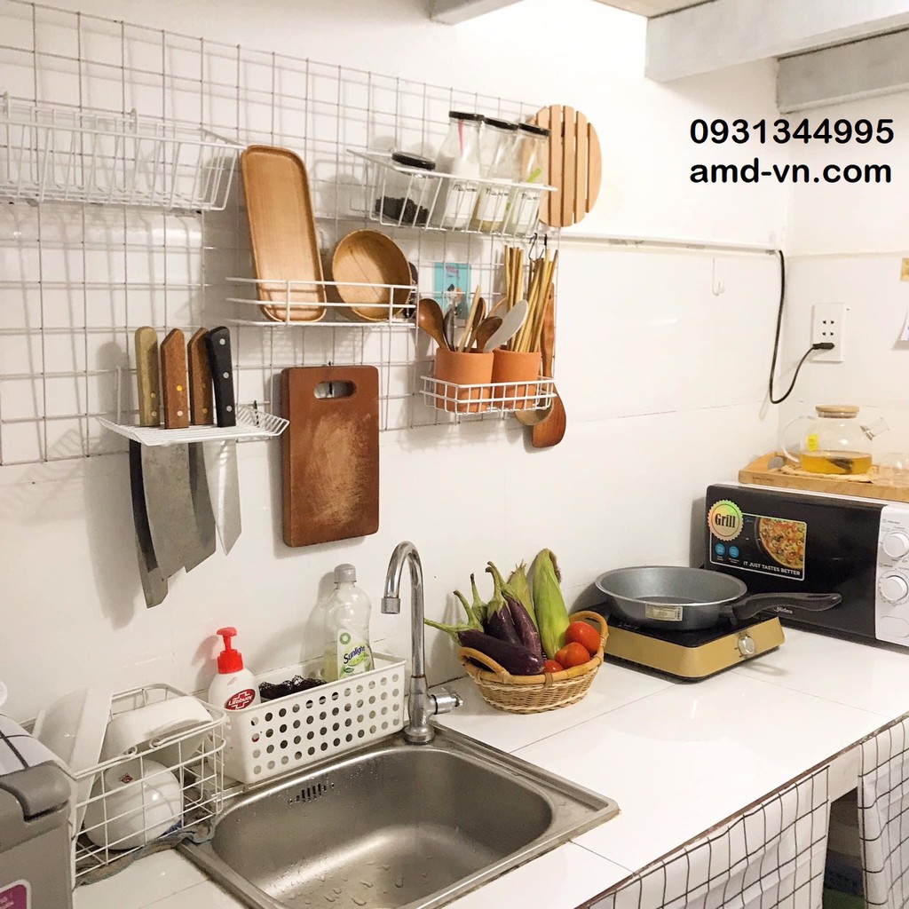 Khung lưới trang trí bọc nhựa PE