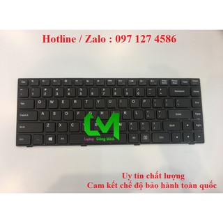 Bàn Phím Laptop Lenovo Ideapad 100-14 , 100-14IBY (cáp góc) - BH 12 tháng