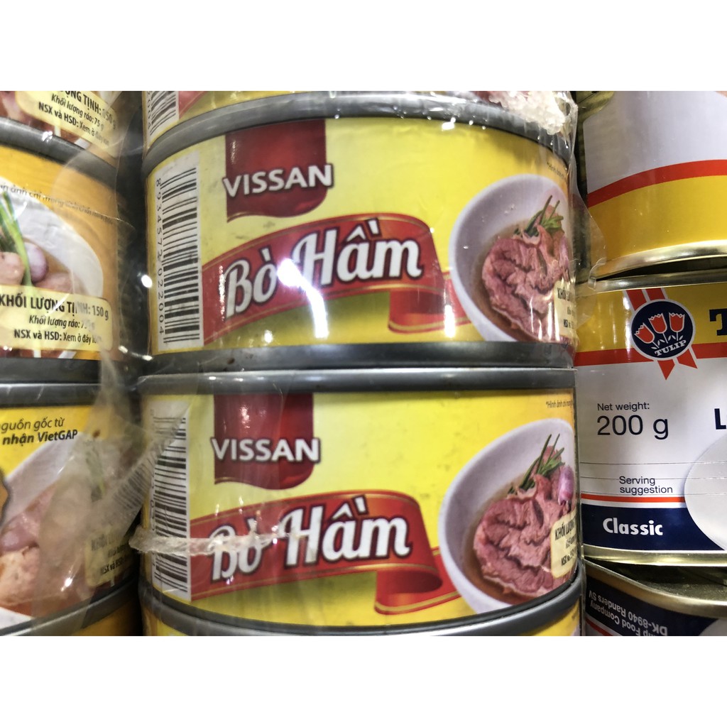 Bò hầm Vissan hộp 150g
