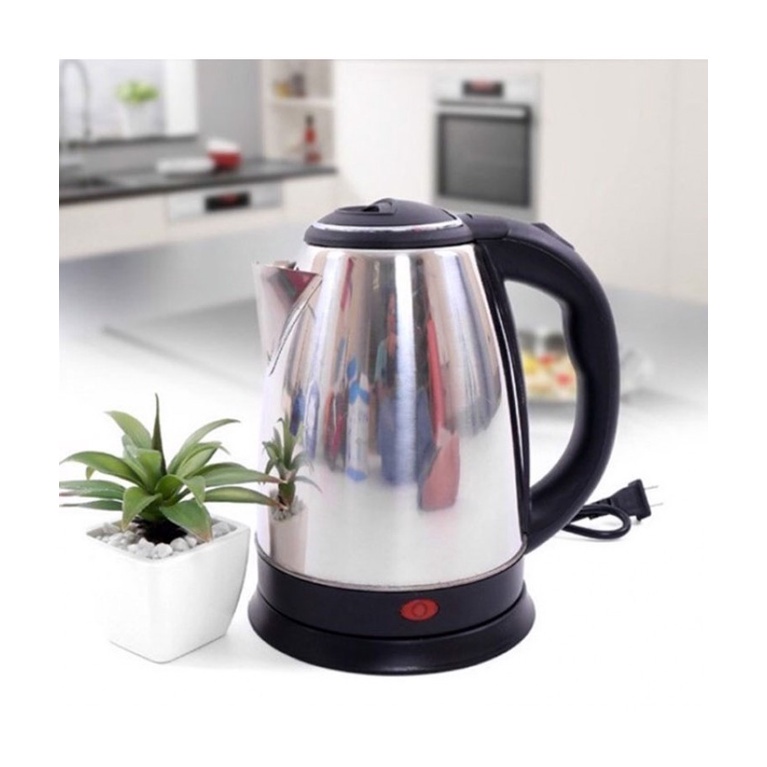 Ấm nước điện siêu tốc 1.8L Electric Kettle công suất 1800W hàng nhập khẩu bình đun nước sôi cực nhanh bảo hành 6 tháng