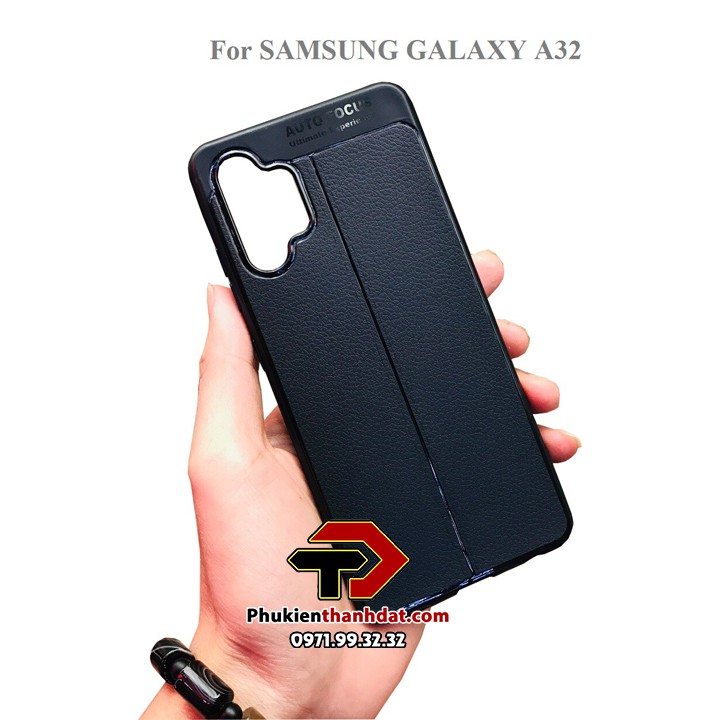 Ốp lưng SamSung Galaxy A52, SamSung A32 silicon giả da Auto Focus