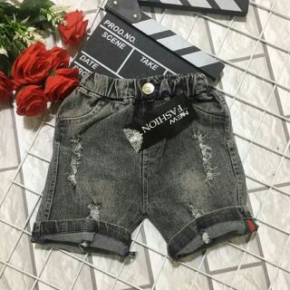 Quần soóc bò bé trai
