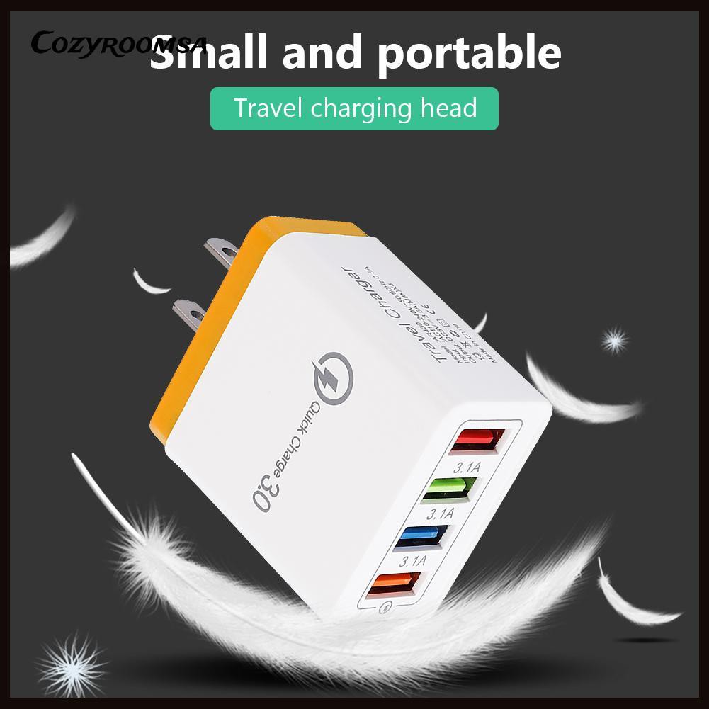 Ổ Cắm Sạc Ra 4 Cổng Usb Tiện Dụng