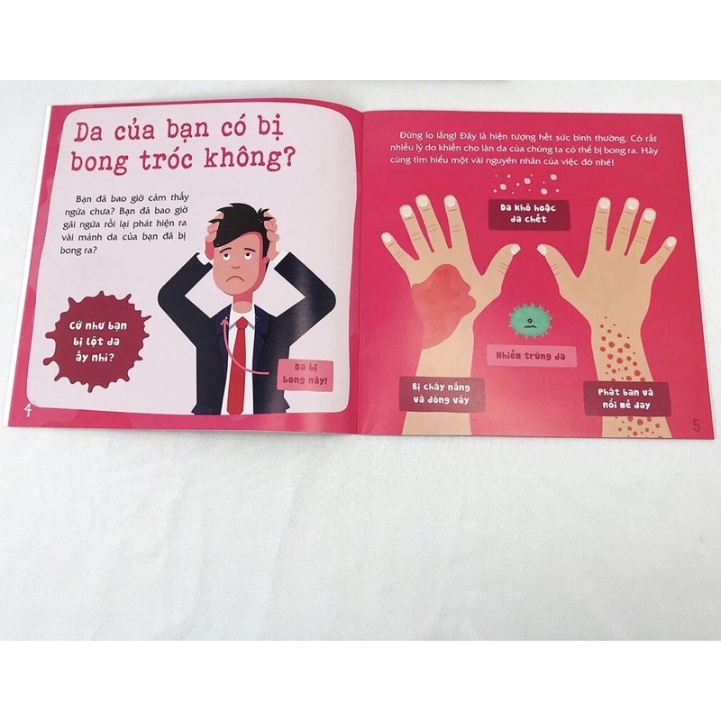 Sách-vì sao chúng ta bong da,chảy nước miếng,toát mồ hôi,lớn lên