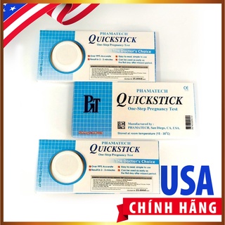 [HÀNG CHÍNH HÃNG]  QUE THỬ THAI QUICKSTICK - Made in USA