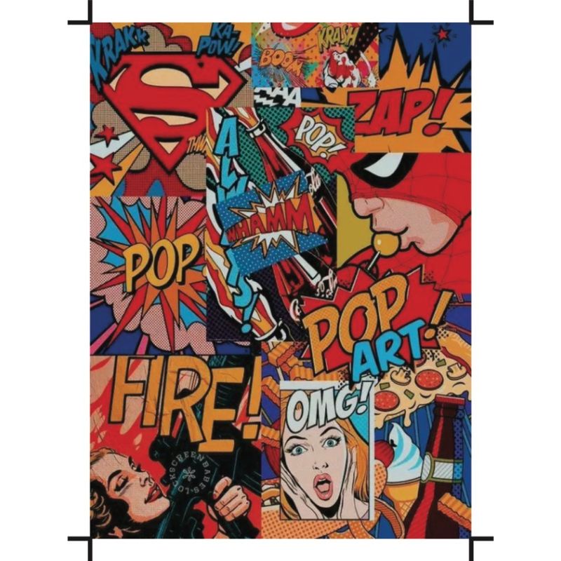 Decal poster dán tường trang trí cửa hàng cafe cổ điển
