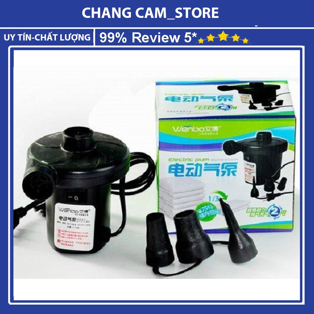 Bơm điện 2 chiều thổi, hút chân không chuyên dụng để bơm phao bơi, ghế, nệm hơi, tiện lợi nhanh chóng
