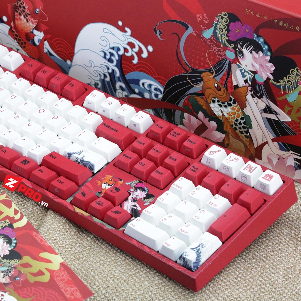 Bàn phím cơ Varmilo VA108M KOI - Bảo hành 3 năm