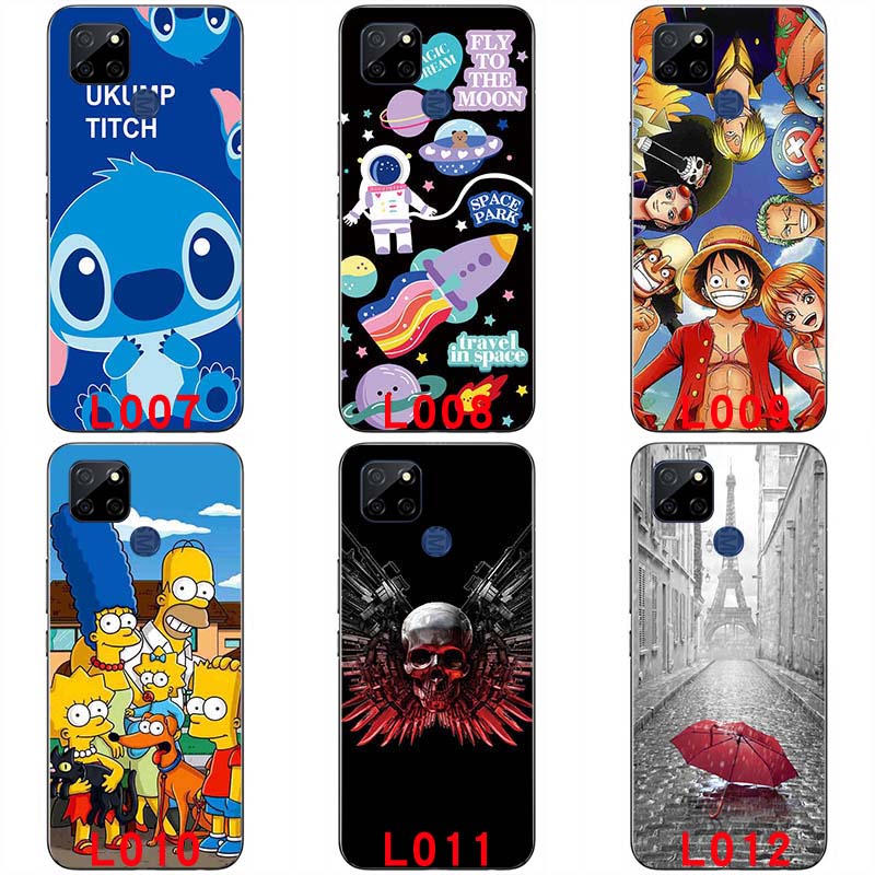 Ốp điện thoại bằng TPU silicone mềm nhiều màu cho REALME V3 5G