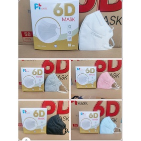Khẩu trang 6d pt thùng 50h 500c