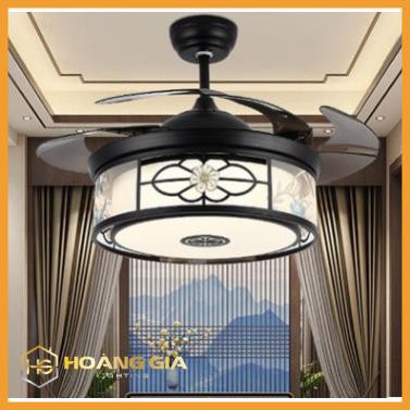 Quạt Trần Đèn - Quạt Trần Trang Trí A8122 ba chế độ led tặng điều khiển từ xa thông minh | BigBuy360 - bigbuy360.vn