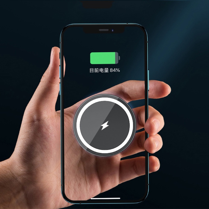 Đế Sạc Nhanh Không Dây 15 Màu Trắng / Đen Cho Điện Thoại Di Động / Đồng Hồ Etc Bộ Chuyển Đổi Nguồn Điện