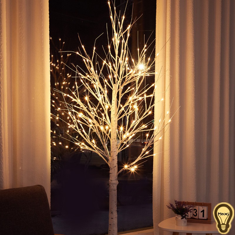 [ HÀNG SẮN 1m8 ] Đèn LED Trang Trí Hình Cây Phong Cách Tây, Nội Thất, Sảnh Khách Sạn, Nhà Hàng, Sân Vườn, làm đèn DECOR.