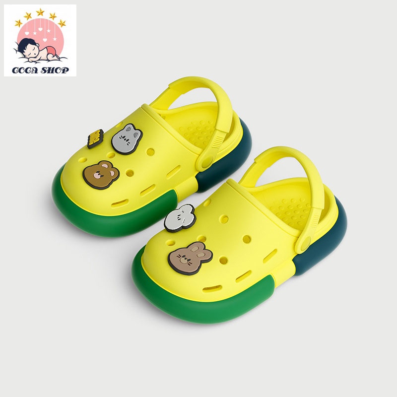 Dép Sục Cheerful Mario Cho Bé , Dép Sục Siêu Nhẹ , Chống Trơn Trượt Siêu Đáng Yêu