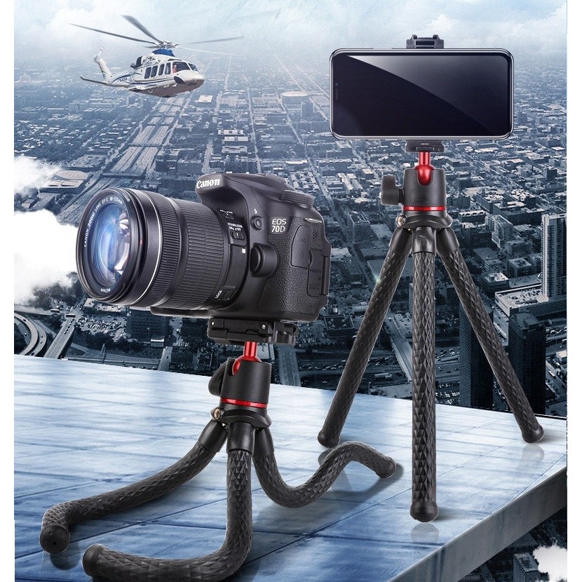Chân đế quay phim cho điện thoại kèm Gimbal cao cấp 138A - Gimbal chống rung dành cho Máy ảnh, Điện thoại