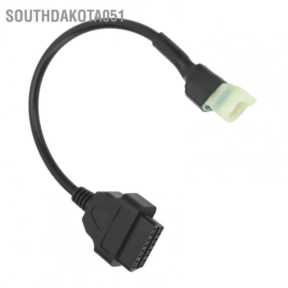 Southdakota051 Bộ chuyển đổi chẩn đoán OBD2 16pin sang 4pin Cáp kết nối máy quét mã OBD Hỗ trợ K Line cho xe