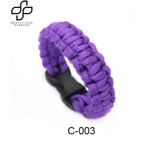 Vòng tay dây thừng đầu inox