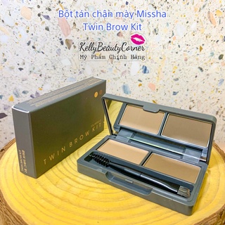 Bột tán mày Missha Twin Brow Kit