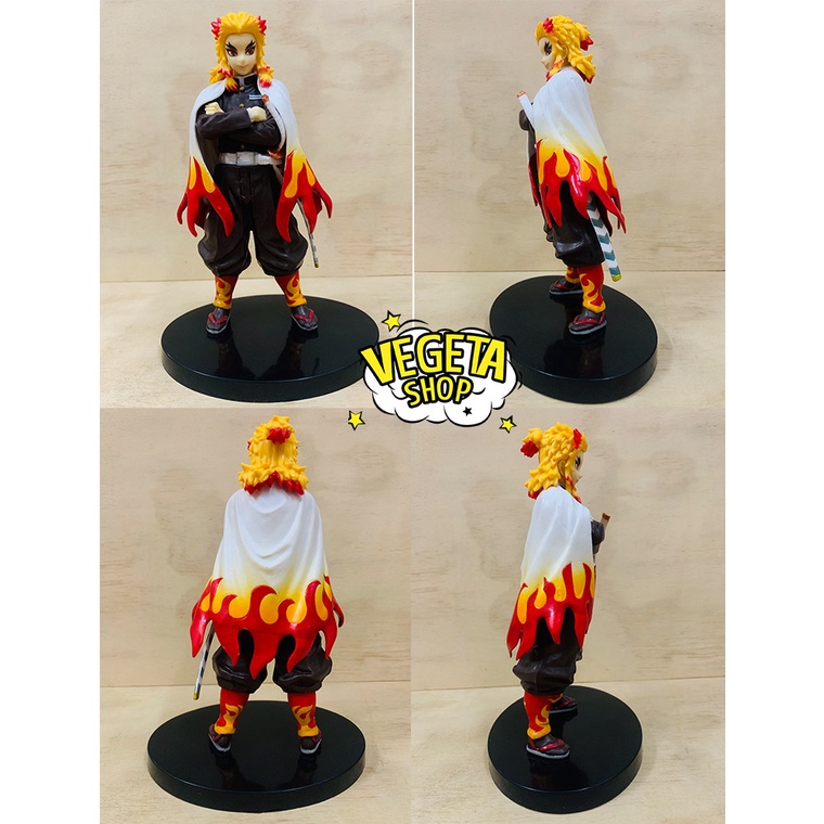 Mô hình Kimetsu No Yaiba - Thanh gươm diệt quỷ - Viêm Trụ Rengoku Kyoujurou - Cao 16,5cm