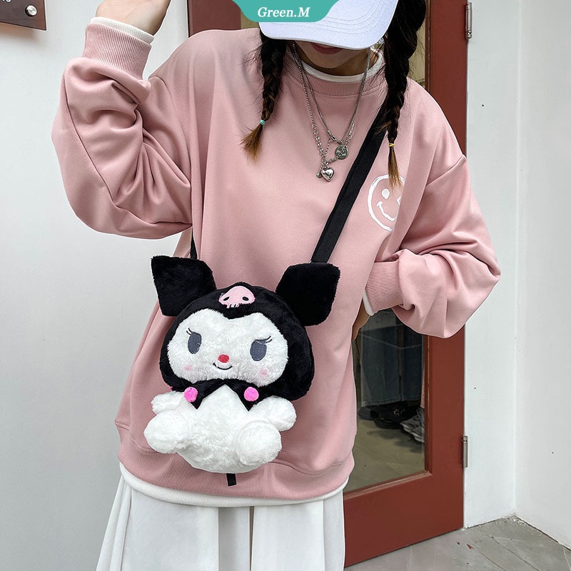 Mới Ba Lô Đeo Chéo Hình Búp Bê Nhồi Bông Kuromi Dễ Thương Làm Quà Tặng Sinh Nhật