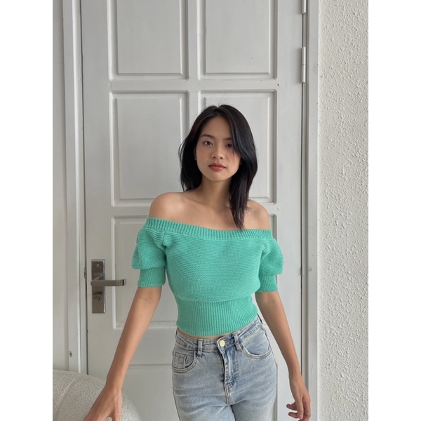 Áo trễ vai bo chun Fancy