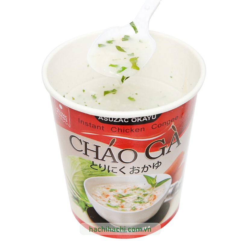 Cháo gà Asuzac 36g- Hachi Hachi Japan Shop