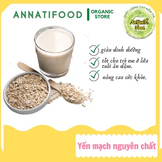 Yến mạch nguyên chất 500Gr của Đức . Làm bột đắp mặt nạ, nấu cháo cho bé, đồ ăn dặm cho bé