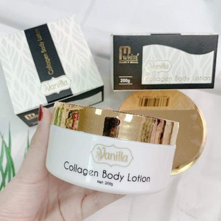 Body truyền trắng - collagen Vanilla Mwhite ( mua 2 hộp tặng 1 tắm trắng mộc )
