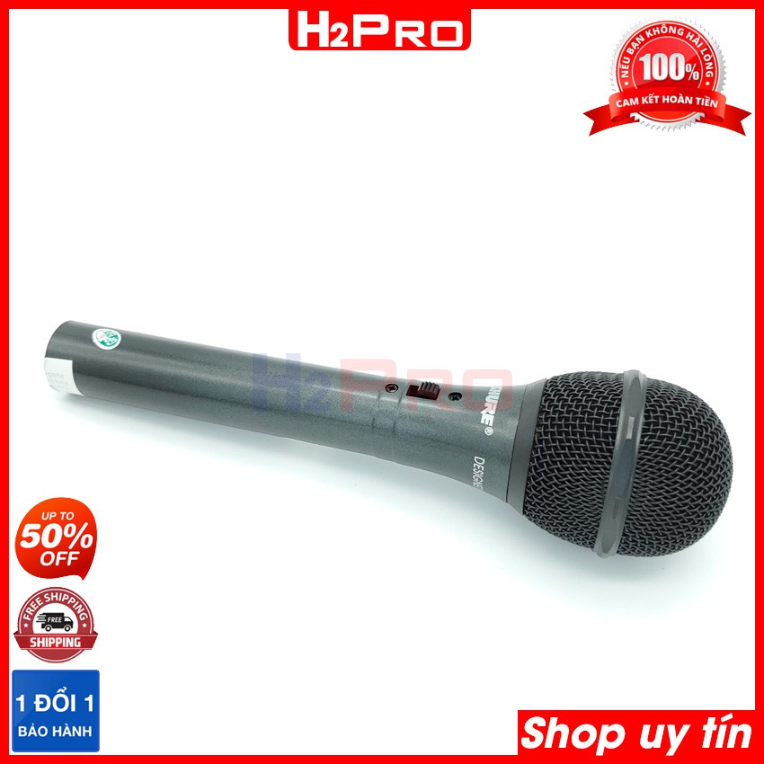 Micro hát karaoke có dây Shure 939, dây dài 6m, Micro hát karaoke hay cho gia đình
