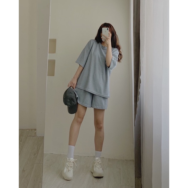 Set bộ nỉ cổ tròn 3158